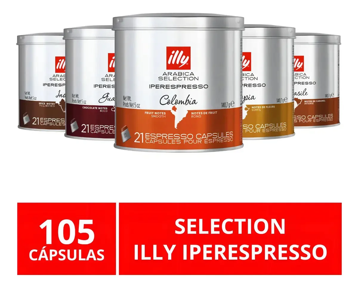105 Cápsulas, Café Selection Illy Iperespresso