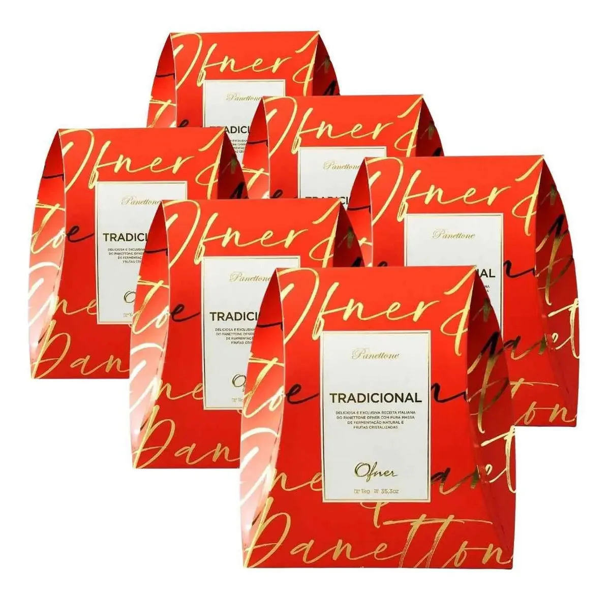 Panetone Ofner 1kg - Receita Italiana Com Frutas E Passas