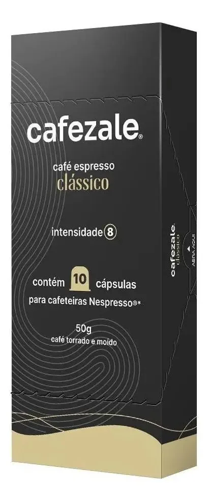 Cápsulas Café Cafezale Compatíveis Nespresso Clássico