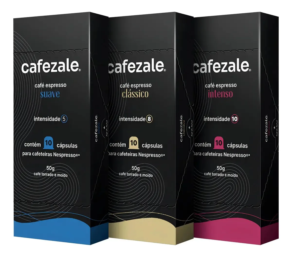 Cápsulas Cafezale Nespresso - 30 Unidades - Diversos Sabores