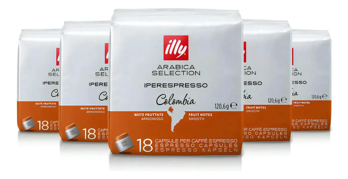 90 Cápsulas Illy Iperespresso, Café Selection, Colombia