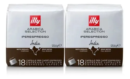36 Cápsulas Illy Iperespresso, Café Selection, India
