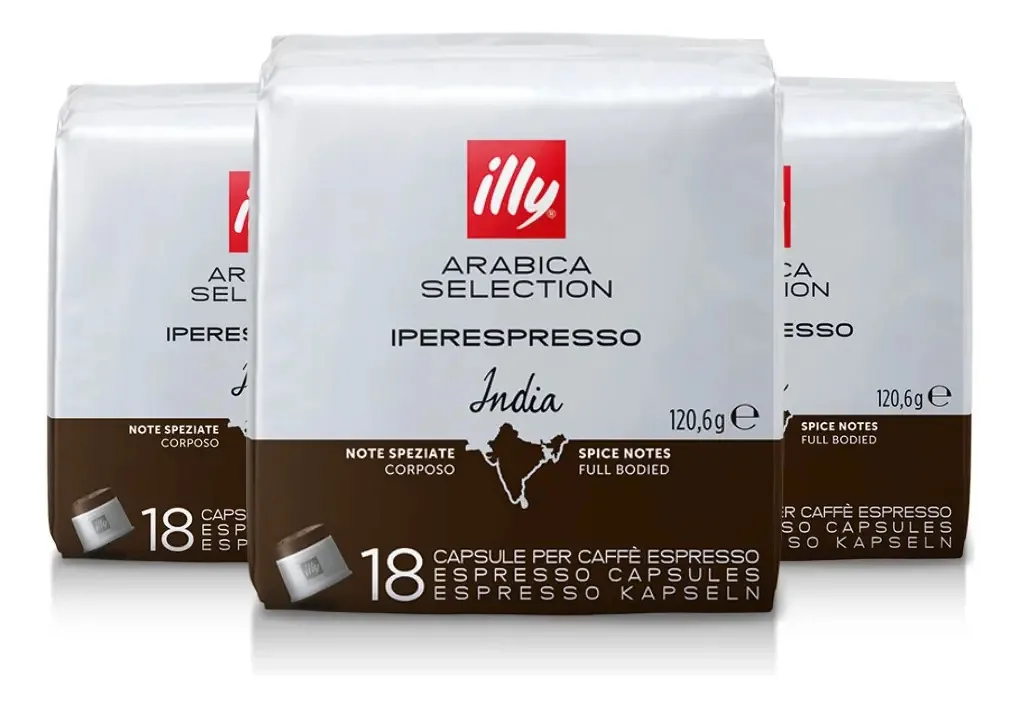 54 Cápsulas Illy Iperespresso, Café Selection, India