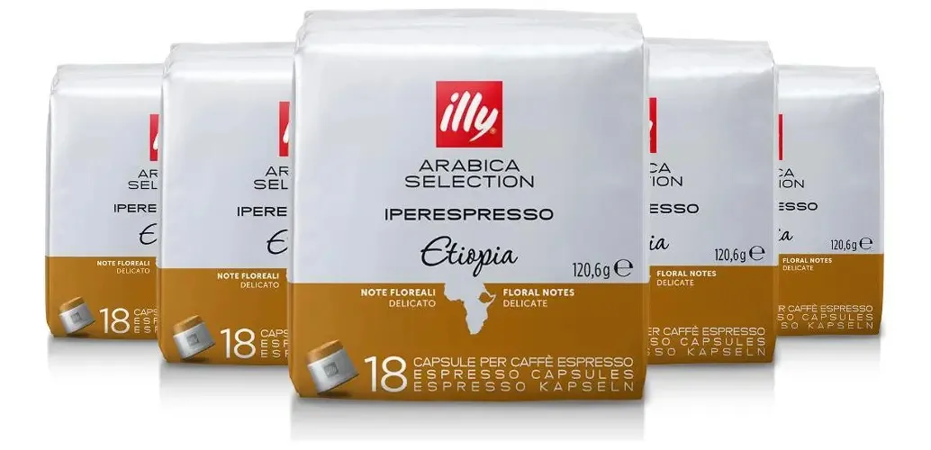 90 Cápsulas, Café Selection, Etiopia Illy Iperespresso
