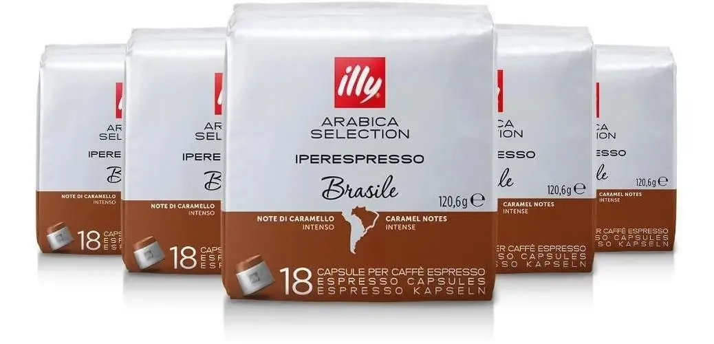 90 Cápsulas, Café Selection, Brasil Illy Iperespresso