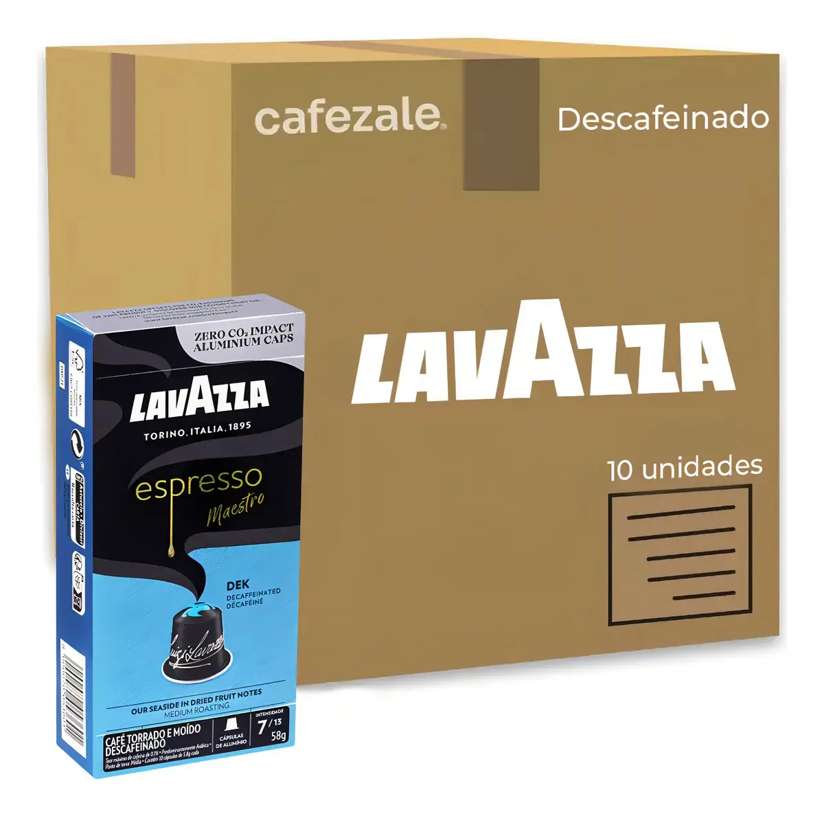 Café descafeinado en cápsula Lavazza Espresso Maestro