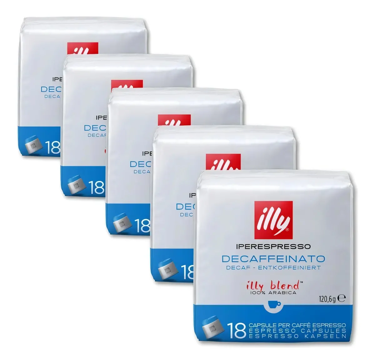 90 Cápsulas Café Illy Descafeinado Espresso Iperespresso