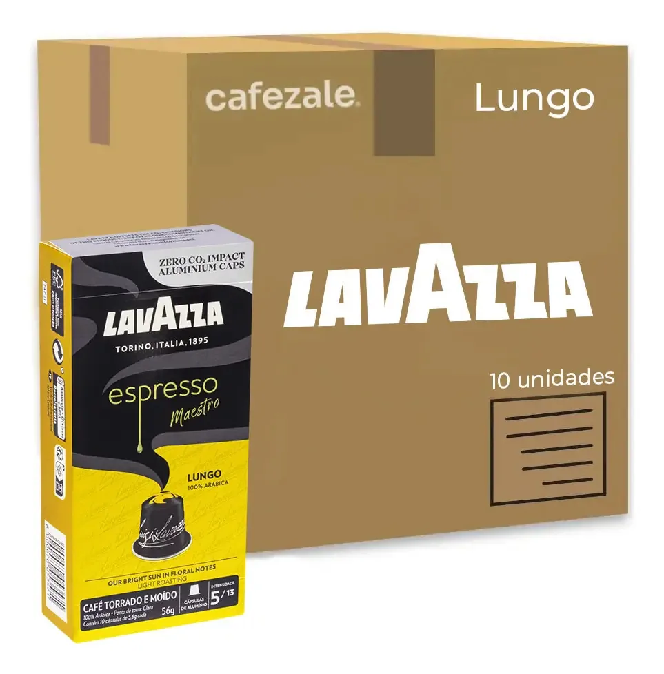 100 Cápsulas De Café Lavazza Lungo