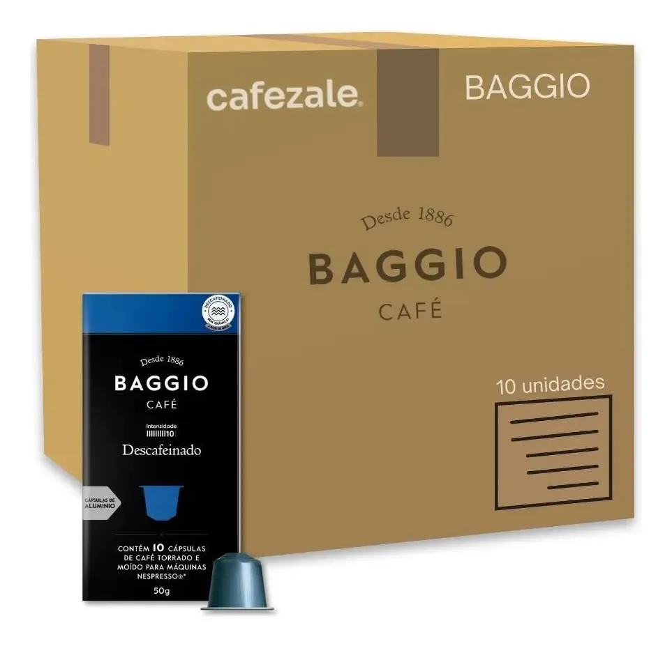 Café descafeinado en cápsula Baggio Cafezale