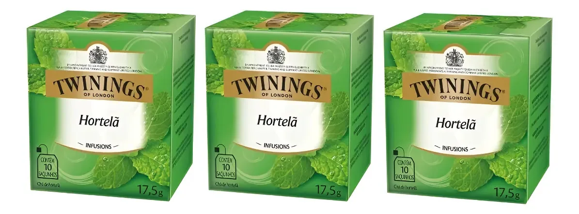 30 Sachês, Chá Twinings, Hortelã
