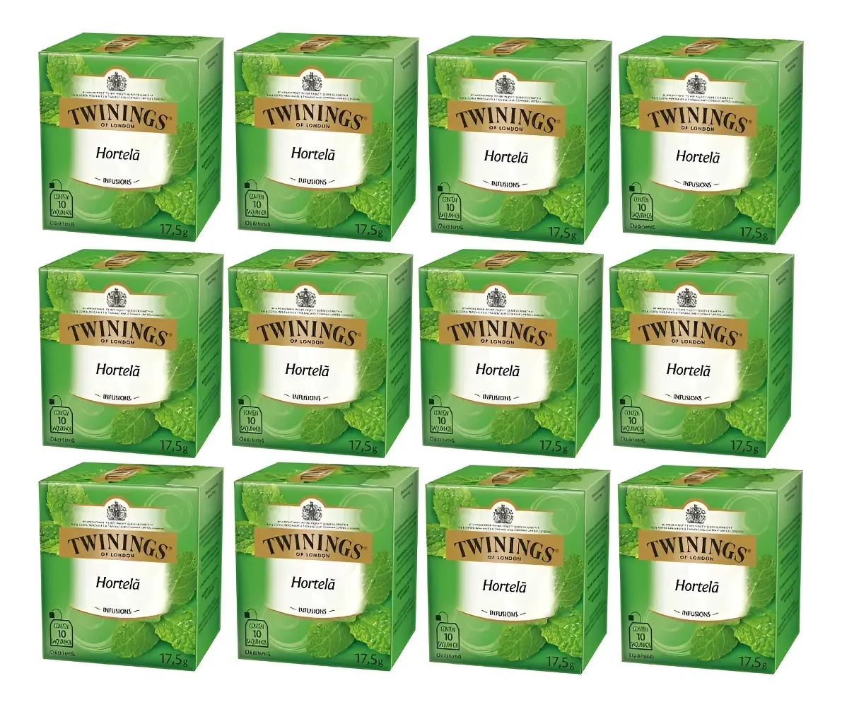 120 Sachês, Chá Twinings, Hortelã