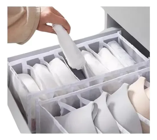 4 Colmeia Organizadora De Roupa Íntima 6 Divisórias Ref1275