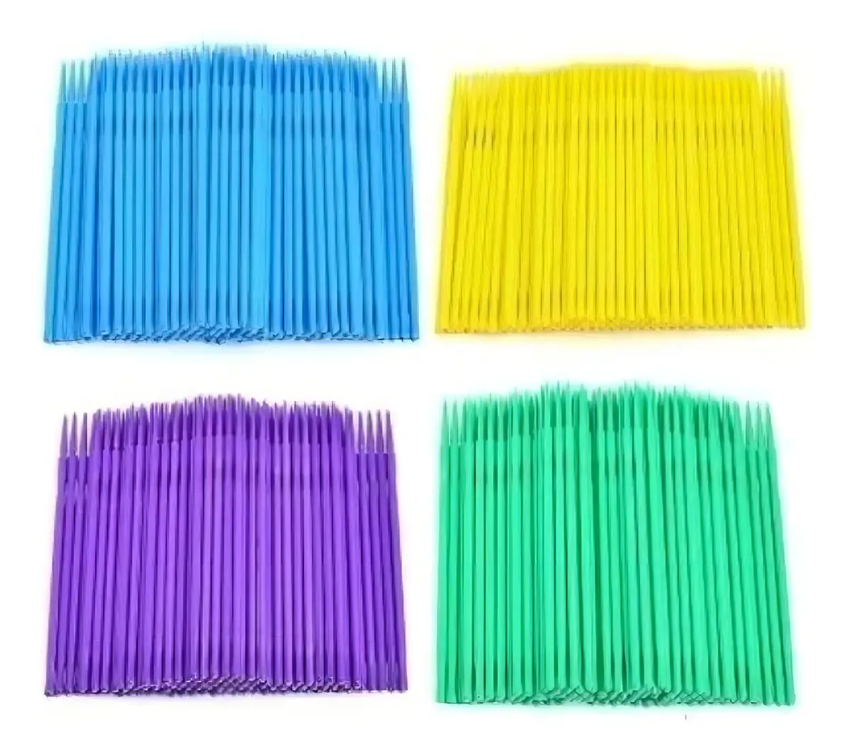 Microbrush Cotonetes China RJ 100 Unidades Para Cílios E Sobrancelhas
