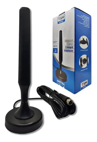 Antena Tv Digital Interna Hdtv/uhf Mxt Mdtv-100b Cabo 5mt