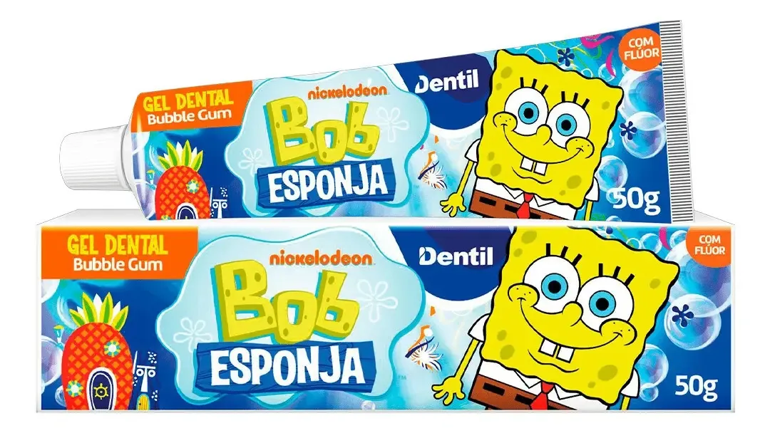 Creme Dental Dentil Bob Esponja 50g