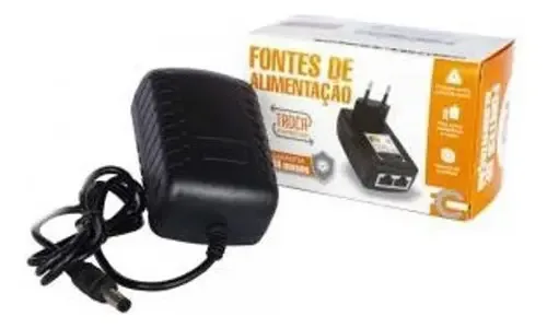 Fonte de Alimentação Fc Fontes 12V 2A Bivolt LED Estabilizada