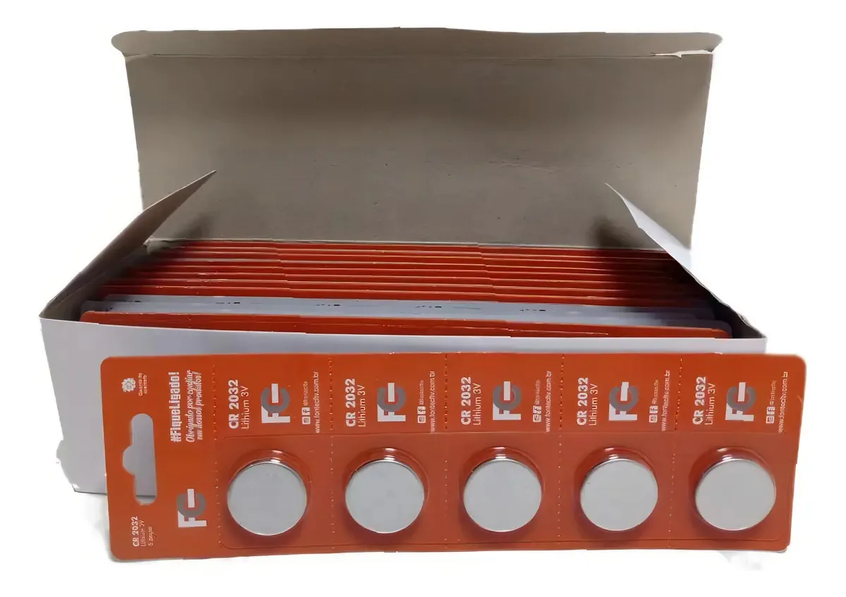 Pilha Bateria Lithium Fc Fontes Cr2032 3V