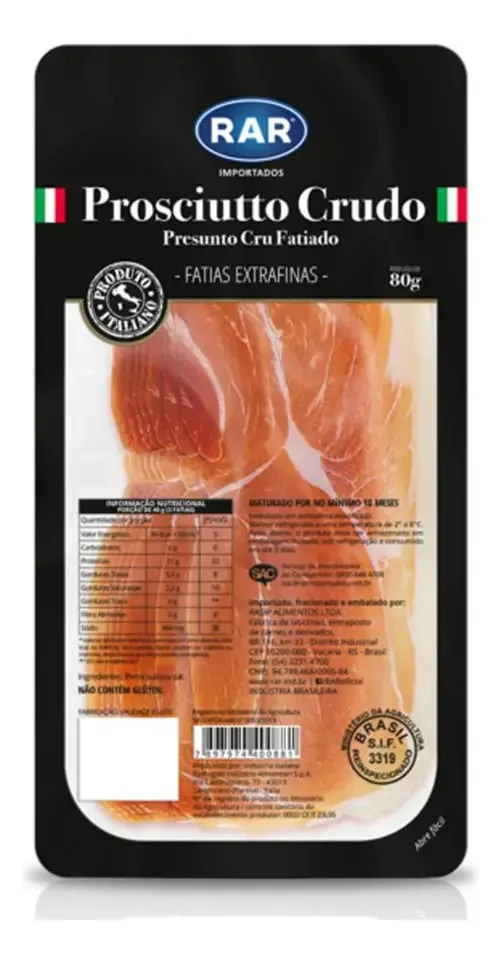 Prosciutto Identico Di Parma 80g Frac
