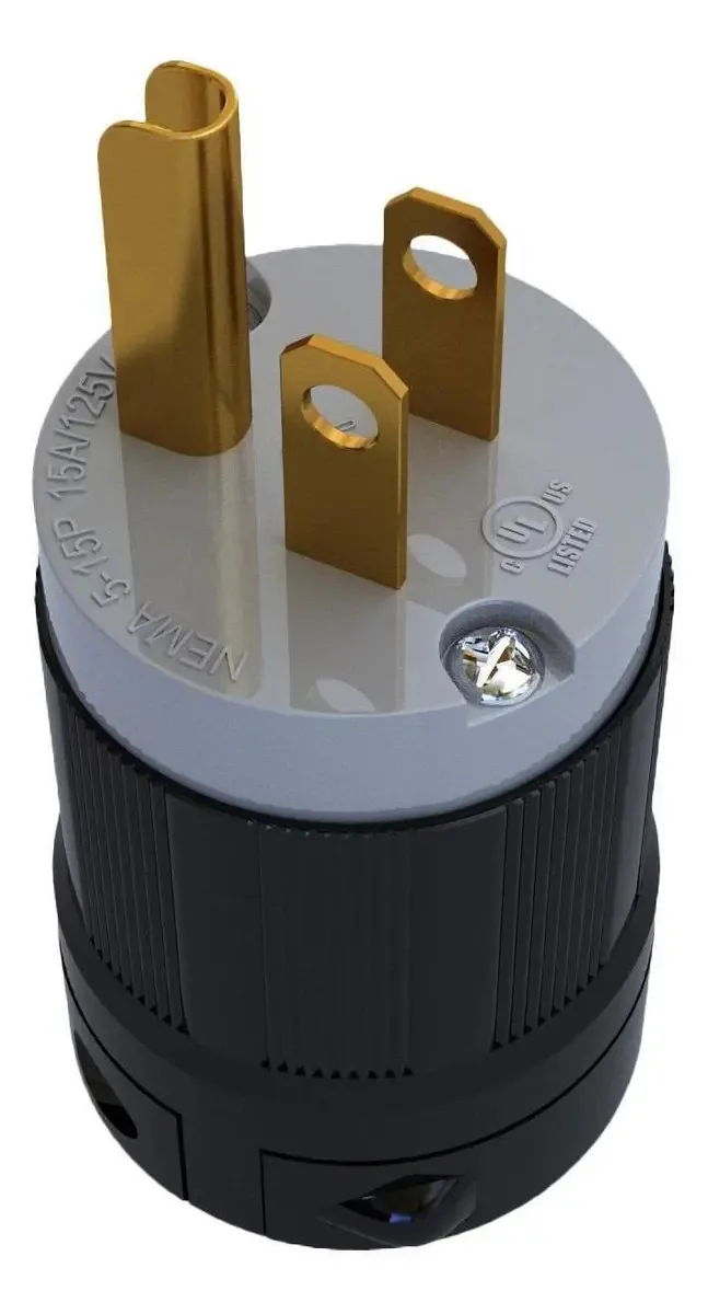 Plugue Nema L5-15p 15a 125v 2p+t