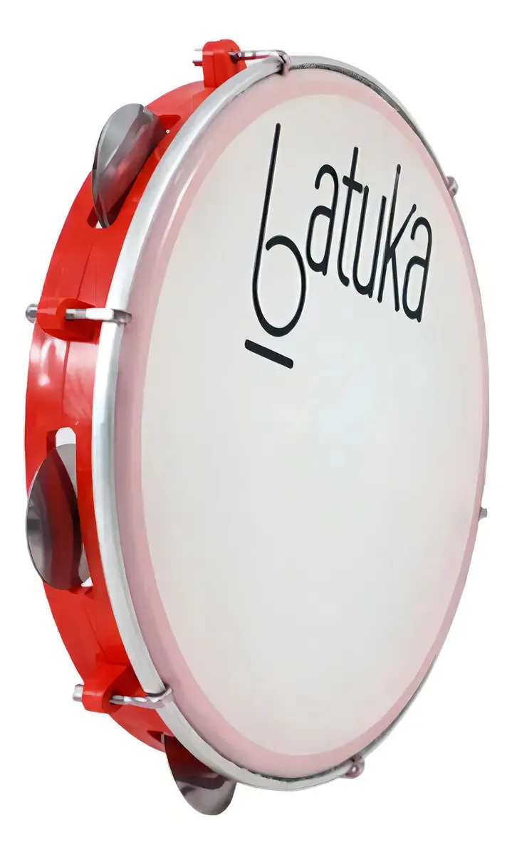 Luen Batuka pandeiro cor vermelho