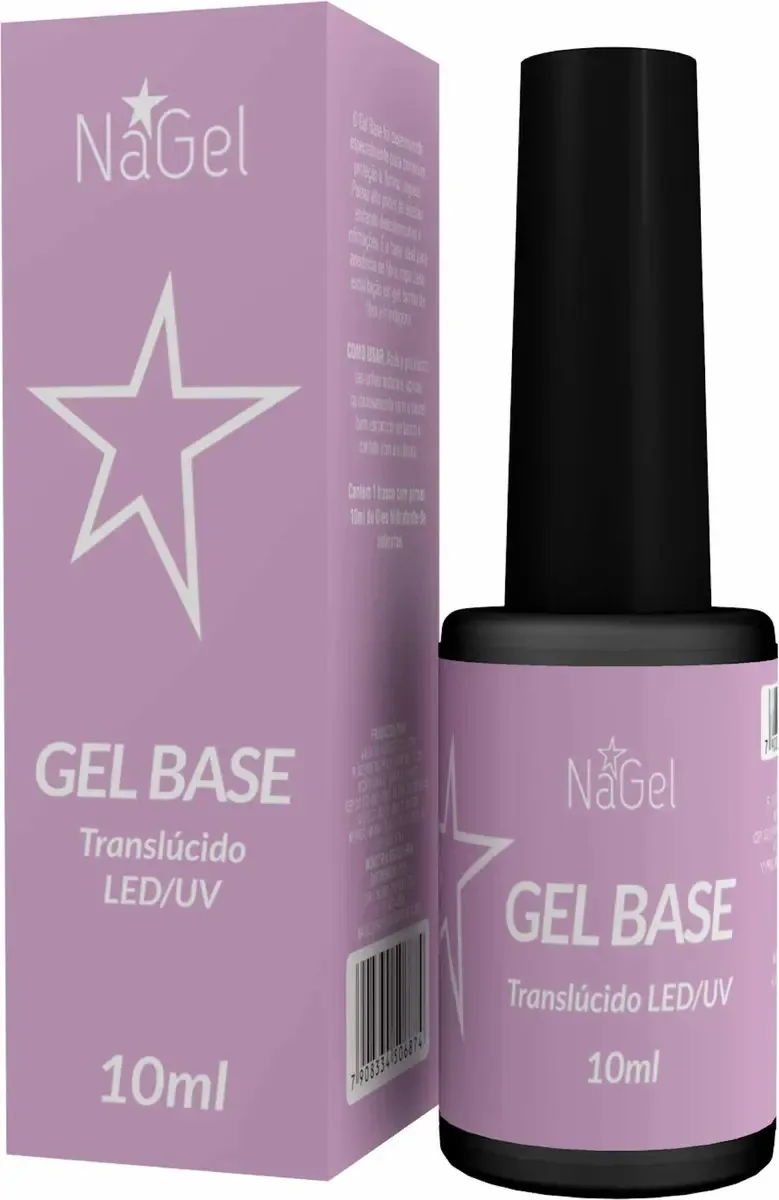 Gel Base Nagel Branco Translúcido para Esculpir Unhas