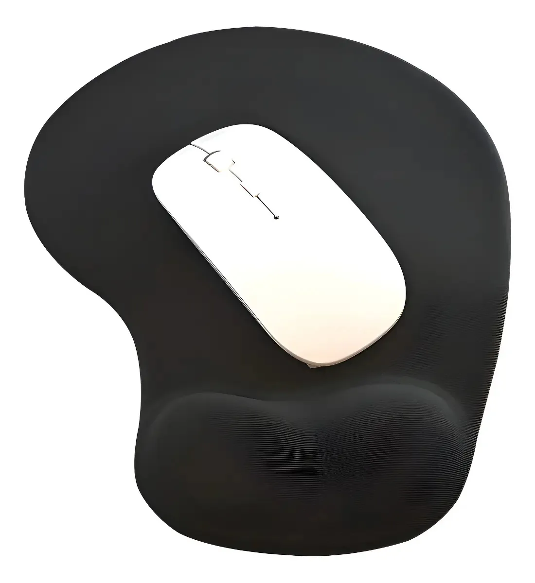 Kit Mouse Sem Fio E Mouse Pad Ergonômico Topget Preto E Bran
