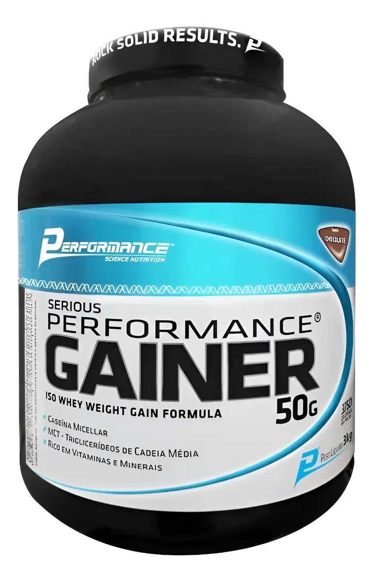 Hipercalórico Serious Gainer - Performance 3kgs Sabor Cookies And Cream