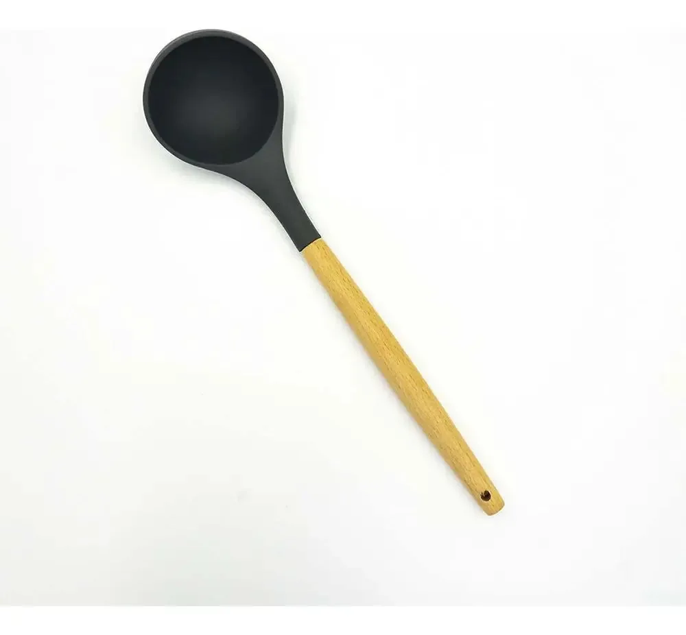 Conjunto De Utensílios Para Cozinha 9 Peças Em Grafite