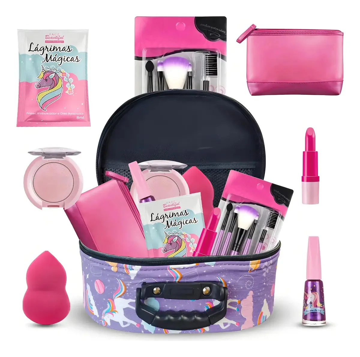 Maleta De Maquiagem Infantil Linda Princesa Bz41