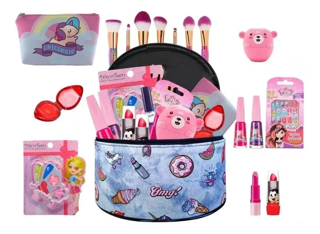 Maleta Kit De Maquiagem Completo Infantil Bz106