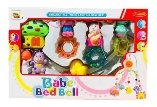 Brinquedo Infantil Móbile Musical Giratório Berço Bichos
