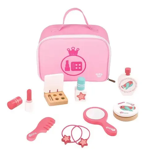 Maleta De Maquiagem Infantil Rosa Menina Tooky Toy