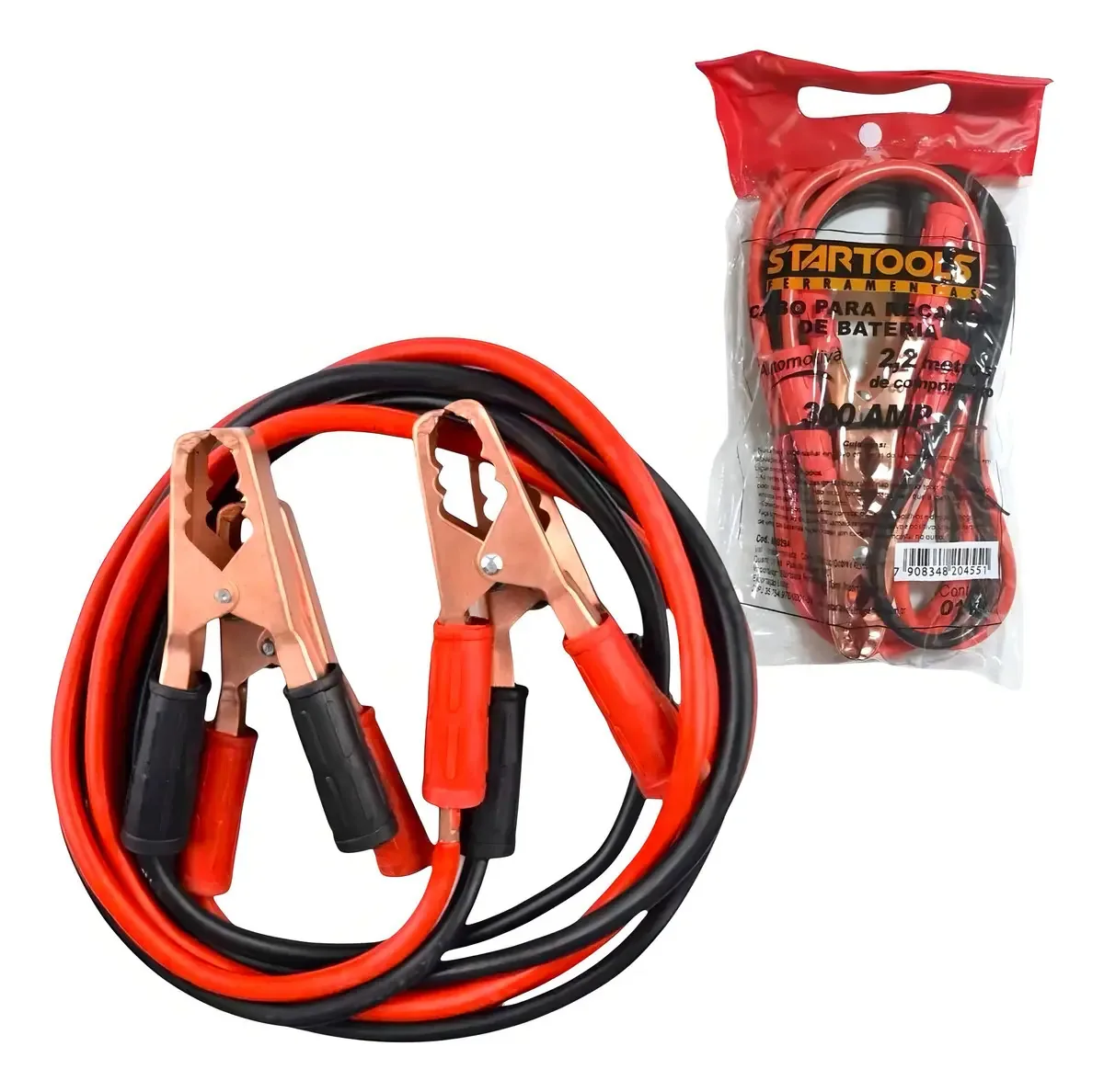 Cabo Recarregar Bateria Startools 2,2 Mts 300amp Automotiva