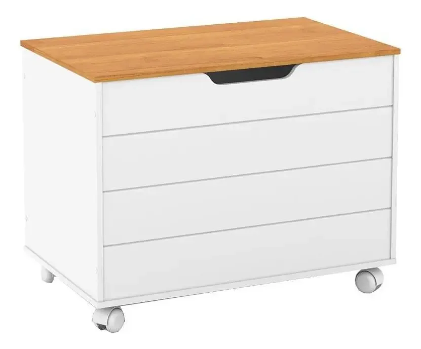 Baú Toy Branco Soft Freijó Matic