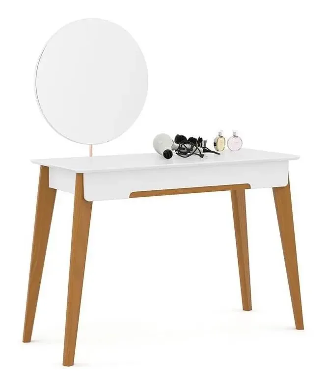 Penteadeira Tifanny Branco Soft Eco Wood Matic