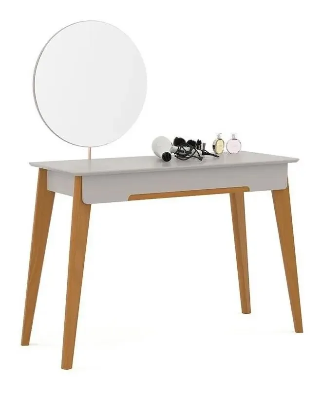 Penteadeira Tifanny Cinza Eco Wood Matic
