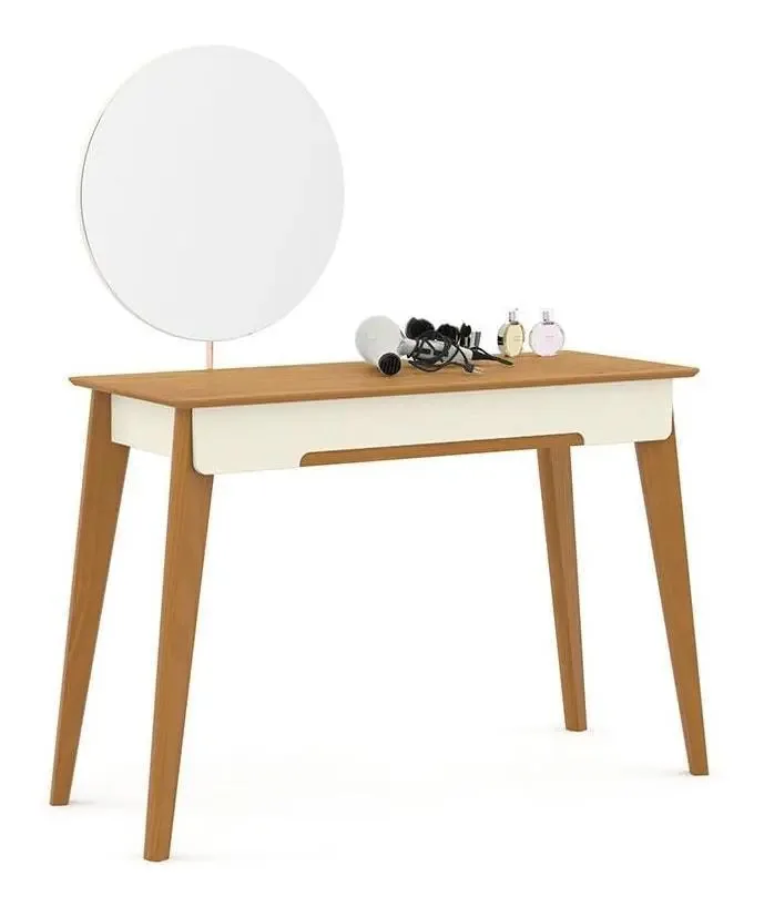 Penteadeira Tifanny Off White Freijó Eco Wood Matic