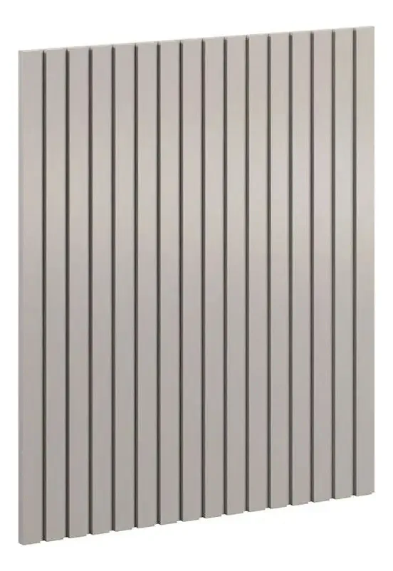Painel Decorativo Ripado 93x109x49 Cm Cinza - Matic