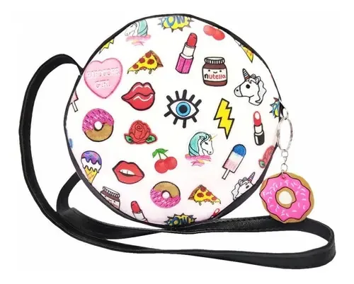 Bolsa Infantil Magicc Bolsas MI-020 Couro Sintético Branco