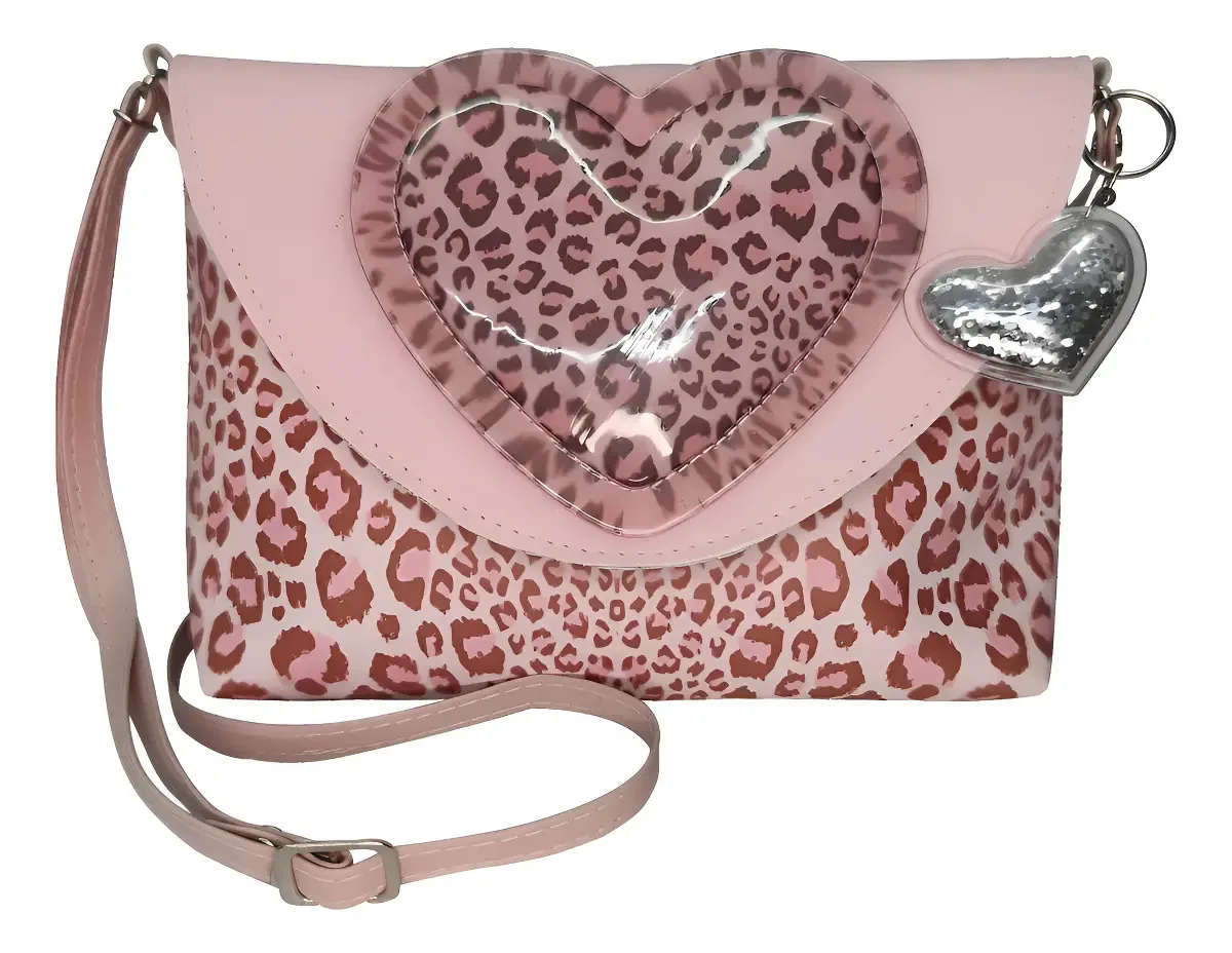 Bolsa Infantil Feminina Oncinha Rosa Fofa Magicc Bolsas 217