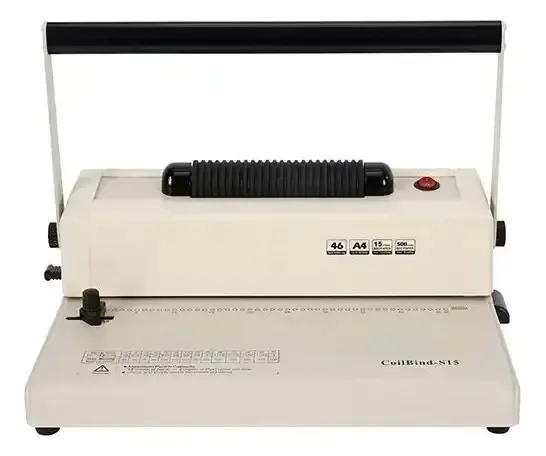 Encadernadora Manual e Elétrica Motivate S15 A4 Espiral Bivolt