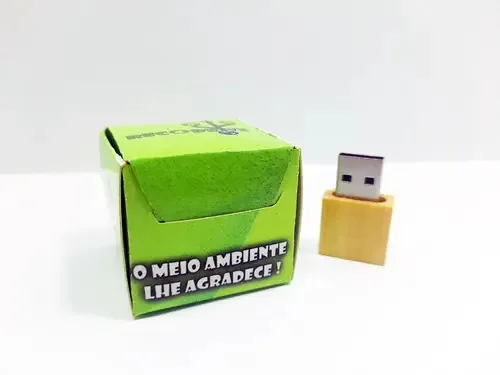 Pen Drive Ecológico Fit Metal 8 Gb E 16 Gb - Linha Recodrive