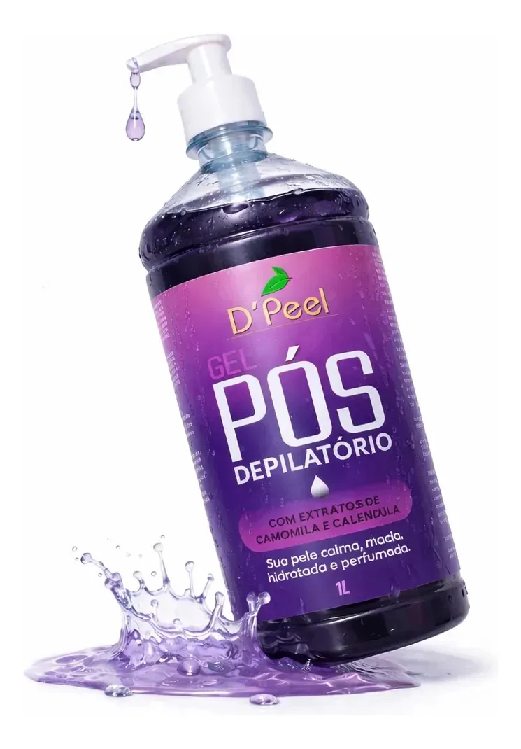 Gel Pós Depilatório Calmante Camomila 1L D'peel Vegan