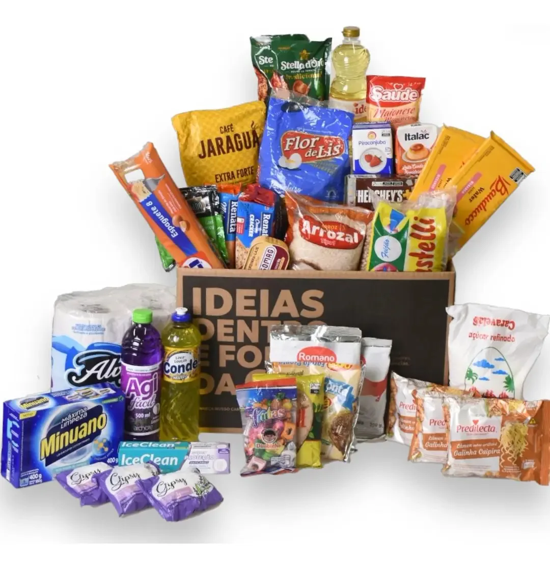 Cesta Basica Alimentos Completa De Qualidade Solteiro(a) exclusividade Capital das Cestas