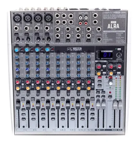 Mesa De Som Alra Music Mixer X1622 Usb 16 Canais