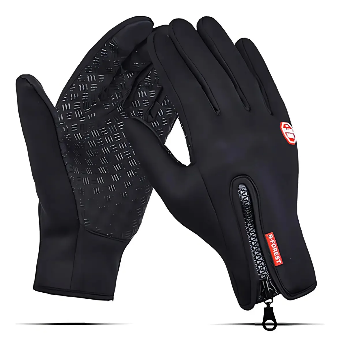 Luva Antiderrapante Ideal Para Kart Cor Preta Tamanho M-m