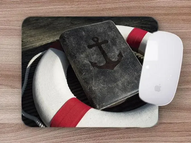 Mouse Pad Emborrachado Personalizado Bóia Náutica