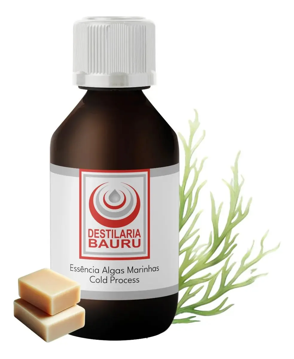 Essência de Algas Marinhas Destilaria Bauru para Cosméticos 100 mL