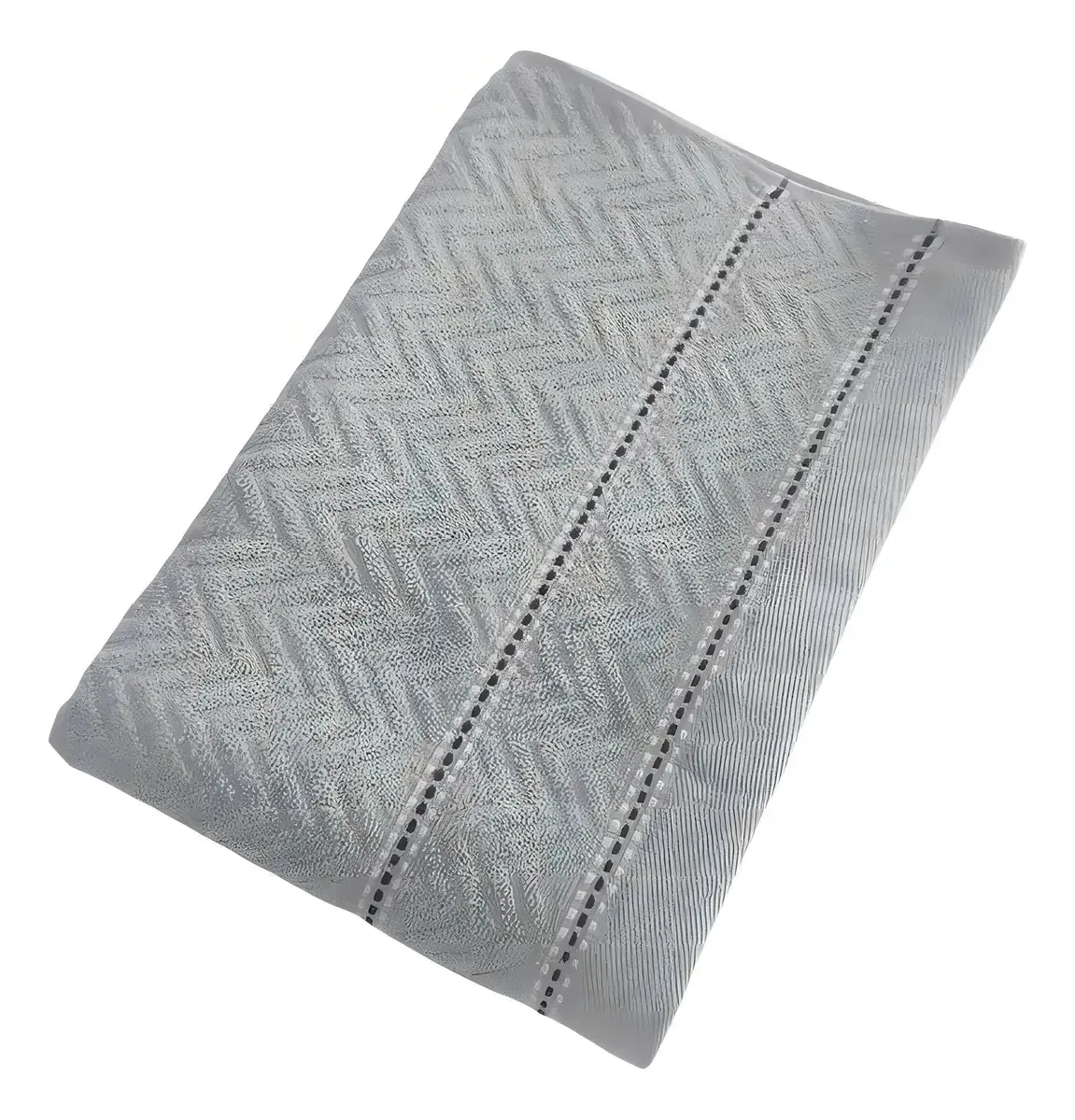 Toalha Banho Fatex Chevron Cinza