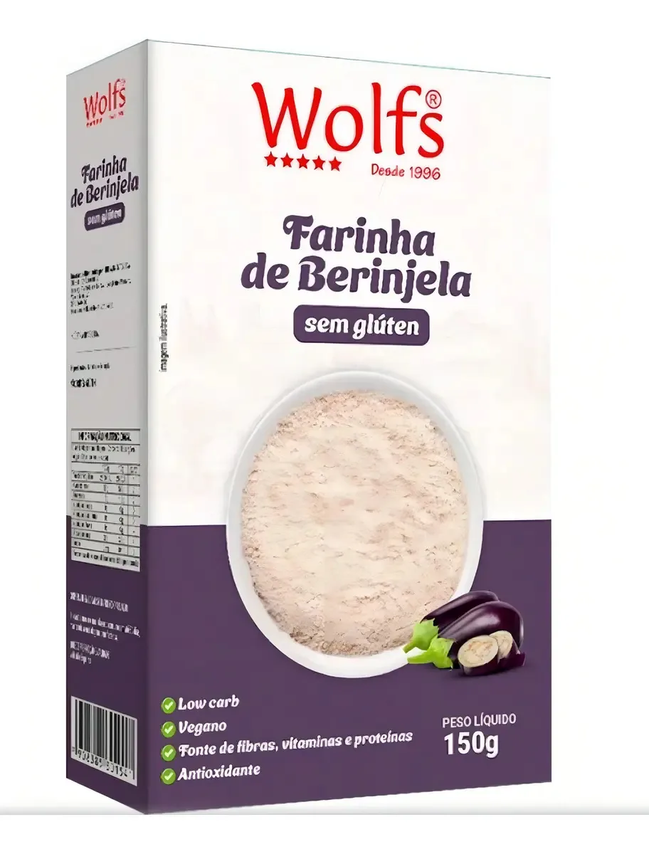 Farinha De Berinjela 150g Wolfs